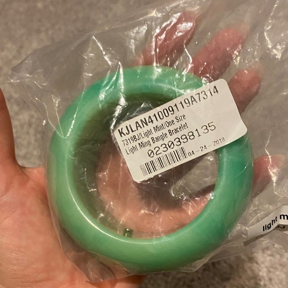 kenneth jay lane light ming bangle bracelet - Picture 2 of 7